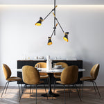 Searchlight Electric Diablo Spotlight 3Lt LED Ceiling Light - Matt Black Metal 5943-3BG