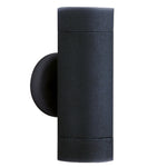 Searchlight Electric Metro Outdoor Wall Light - Silk Black Metal & Glass 6009-2BK-LED