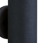 Searchlight Electric Metro Outdoor Wall Light - Silk Black Metal & Glass 6009-2BK-LED