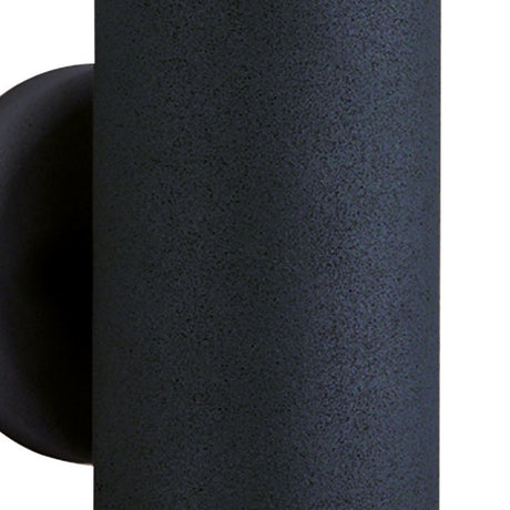 Searchlight Electric Metro Outdoor Wall Light - Silk Black Metal & Glass 6009-2BK-LED