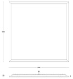 JCC Lighting JC080200 Skytile Base 600x600mm 16W IP40 CCT 3000/4000/5700K TP(a) UGR <19