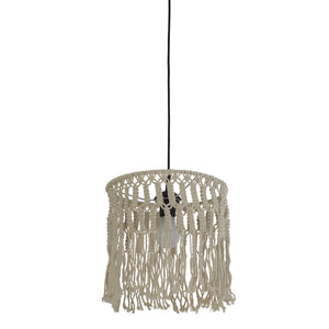 Searchlight Electric Bahama Pendant with Suspension - Macrame 60471CW