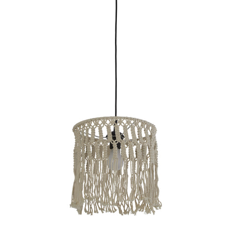 Searchlight Electric Bahama Pendant with Suspension - Macrame 60471CW