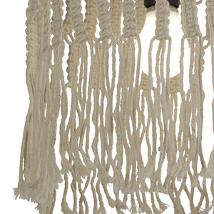 Searchlight Electric Bahama Pendant with Suspension - Macrame 60471CW