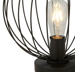 Searchlight Electric Rondo Table Lamp - Black Metal 60828BK