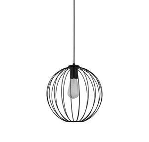 Searchlight Electric Rondo Pendant - Black Metal 60830-1BK