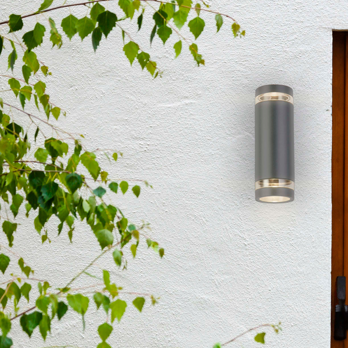 Searchlight Electric Austin Outdoor Wall Light Grey 61100GY