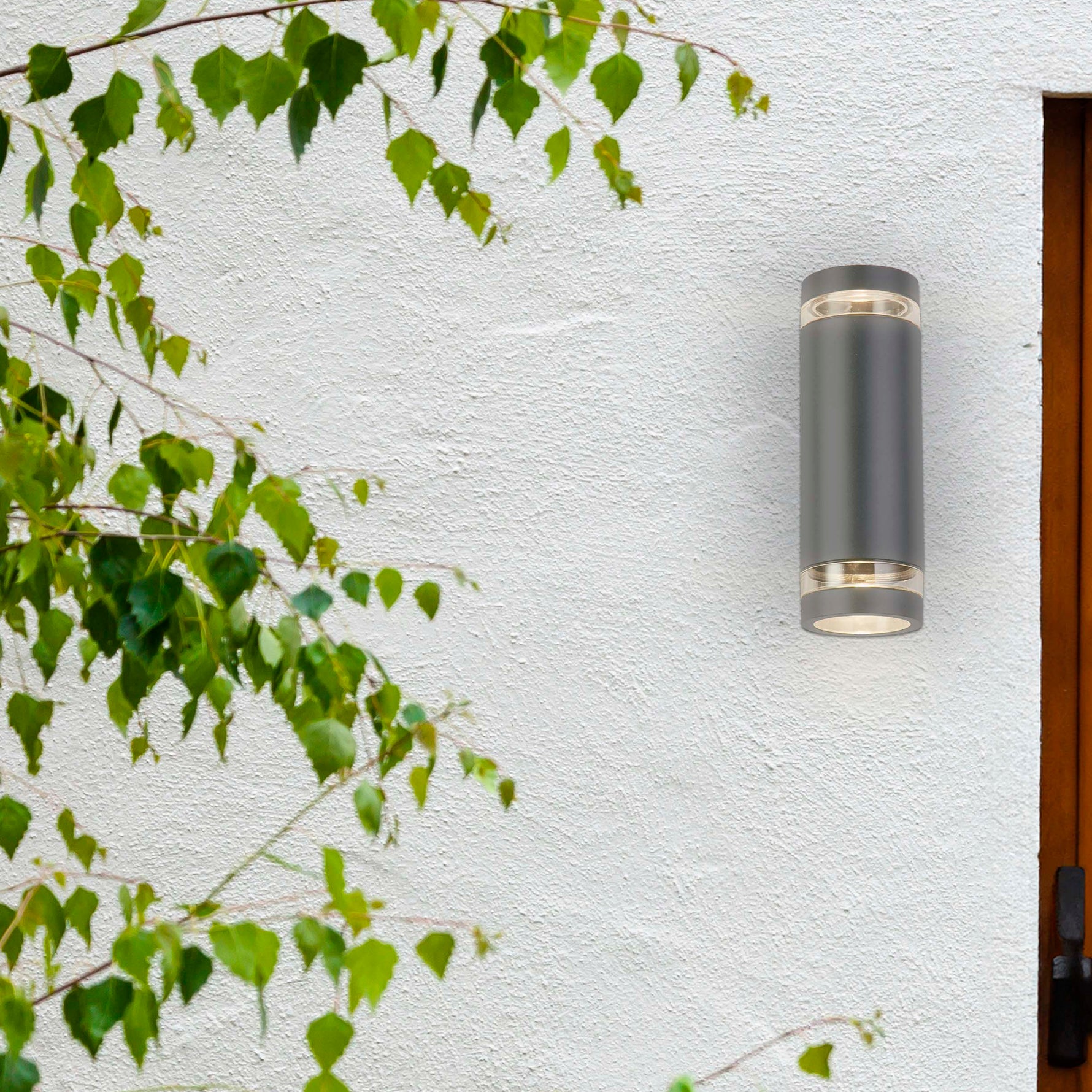 Searchlight Electric Austin Outdoor Wall Light Grey 61100GY