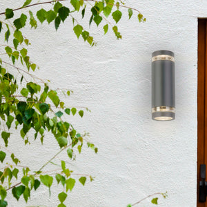 Searchlight Electric Austin Outdoor Wall Light Grey 61100GY