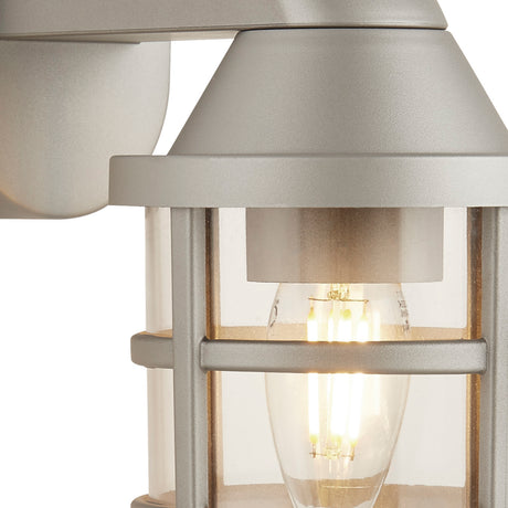 Searchlight Electric Seaside Outdoor Wall Light - Silver Plastic 61133SI