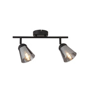 Mega 2Lt Spotlight - Black Metal & Smoked Glass