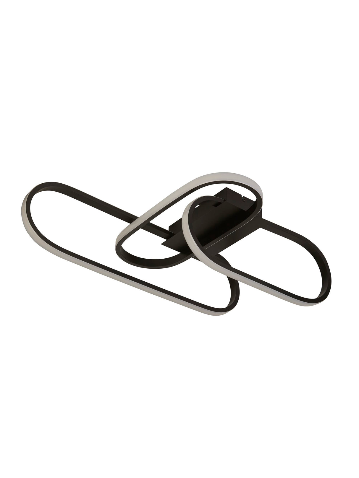 Searchlight Electric Clip Flush - Black Metal 61774BK