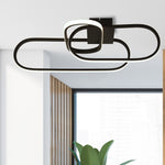 Searchlight Electric Clip Flush - Black Metal 61774BK