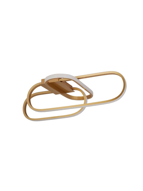 Searchlight Electric Clip Flush - Gold Metal 61774GO