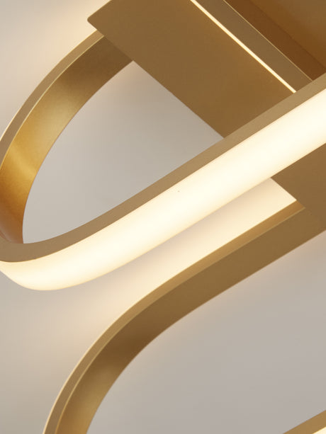 Searchlight Electric Clip Flush - Gold Metal 61774GO