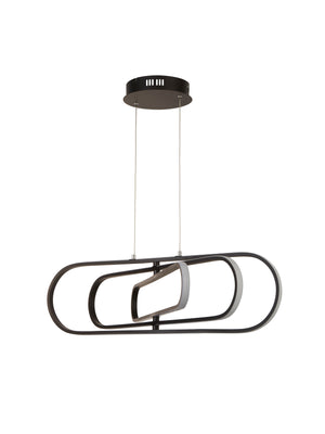 Searchlight Electric Clip Pendant - Black Metal 61775BK