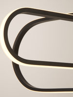 Searchlight Electric Clip Pendant - Black Metal 61775BK