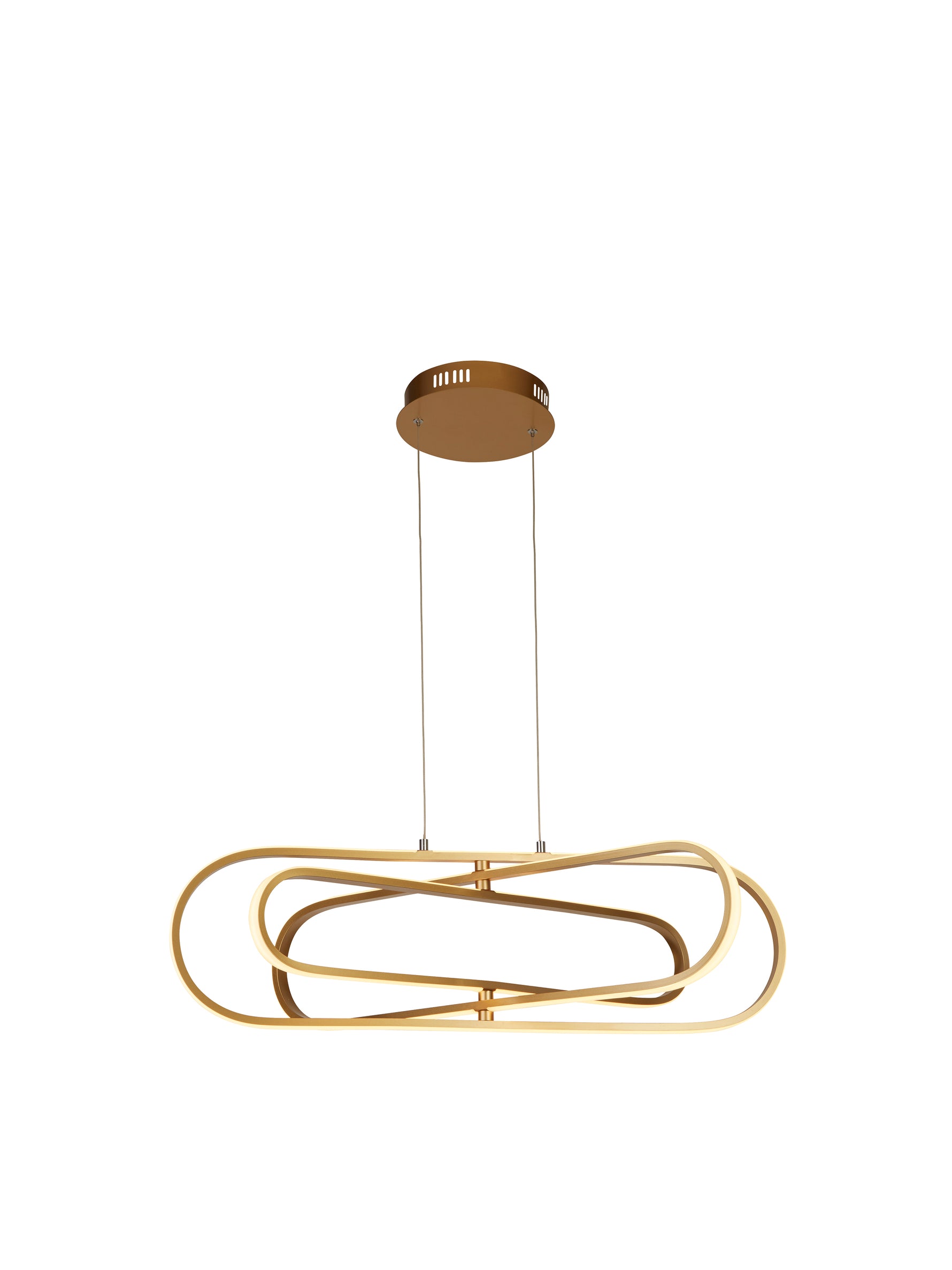 Clip Pendant - Gold Metal