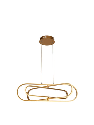 Clip Pendant - Gold Metal