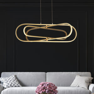 Searchlight Electric Clip Pendant - Gold Metal 61775GO
