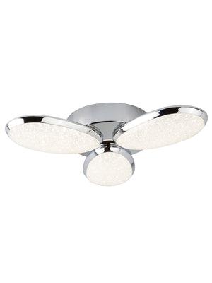 Lori 3Lt Flush -  Chrome & Crushed Ice Effect