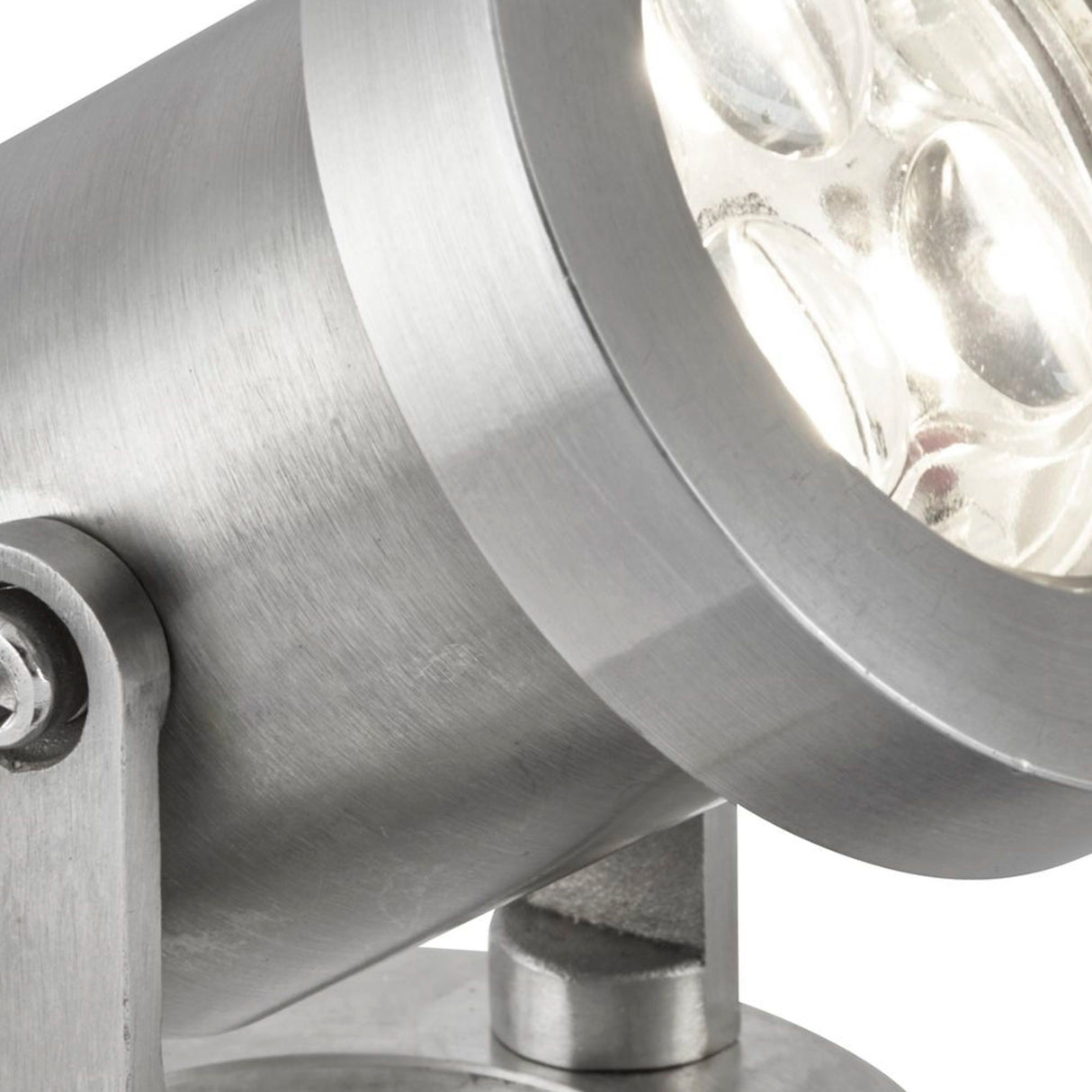 Searchlight Electric Spikey LED Outdoor Spotlight  -  Stainless Steel, IP65 6223SS