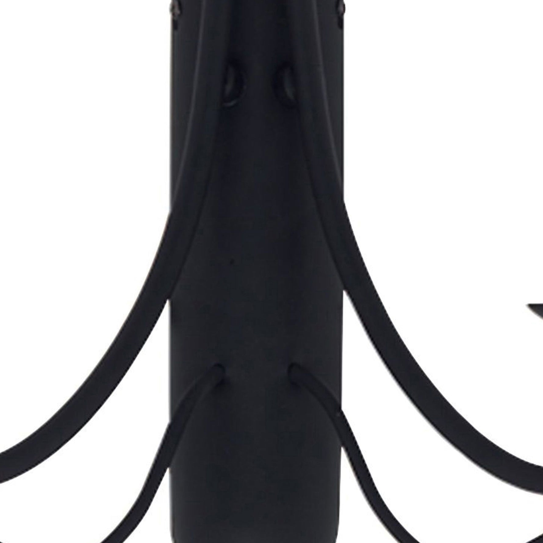 Searchlight Electric Maypole 2Lt Wall Light - Black Metal 6342-2BK