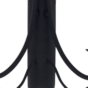 Searchlight Electric Maypole 2Lt Wall Light - Black Metal 6342-2BK