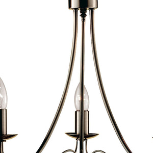 Searchlight Electric Maypole 3Lt Pendant - Antique Brass Metal 6343-3AB