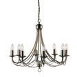 Maypole 8Lt Pendant - Antique Brass Metal