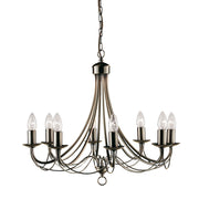 Maypole 8Lt Pendant - Antique Brass Metal