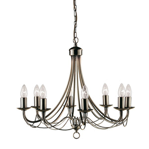 Maypole 8Lt Pendant - Antique Brass Metal