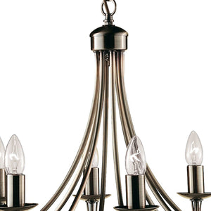 Searchlight Electric Maypole 8Lt Pendant - Antique Brass Metal 6348-8AB