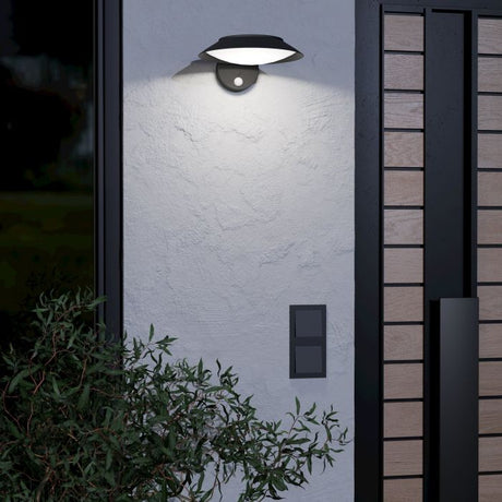 Eglo Lighting SOLAR-LED WL M.SENSOR SW/WS 'CERRISI' Solar from the CERRISI range. Part Number - 901079