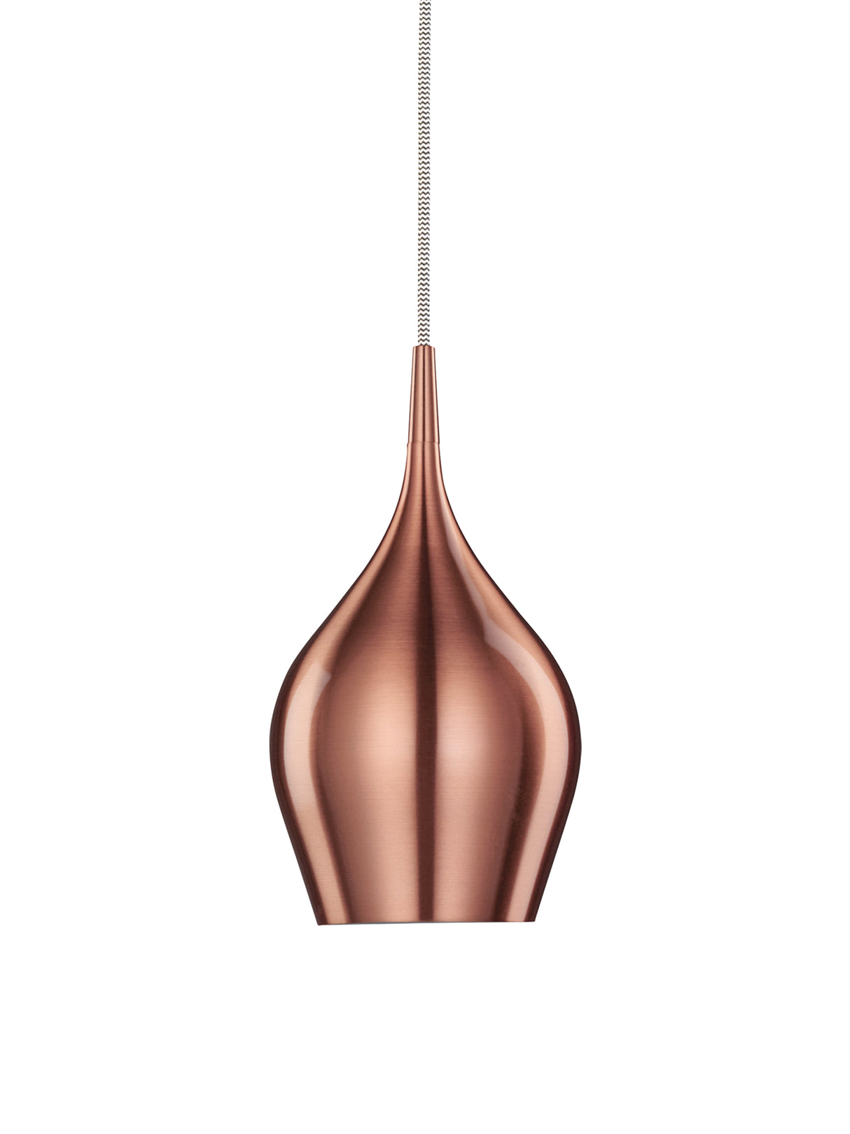Vibrant Pendant  - Metallic Pink Metal