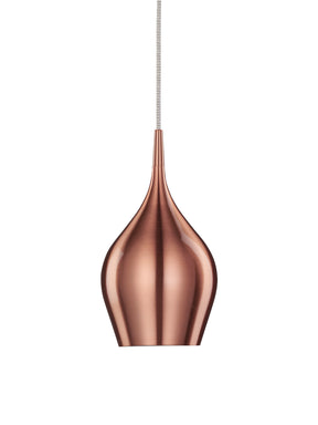 Vibrant Pendant  - Metallic Pink Metal