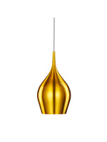 Searchlight Electric Vibrant Pendant  - Metallic Gold Metal 6461-12GO