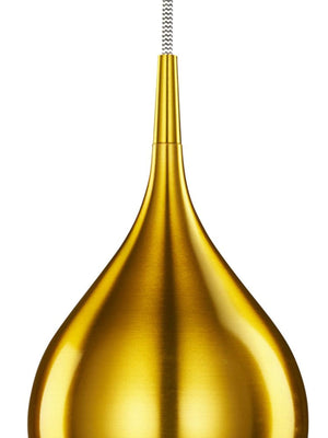 Searchlight Electric Vibrant Pendant  - Metallic Gold Metal 6461-12GO