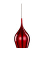Vibrant Pendant  - Metallic Red Metal