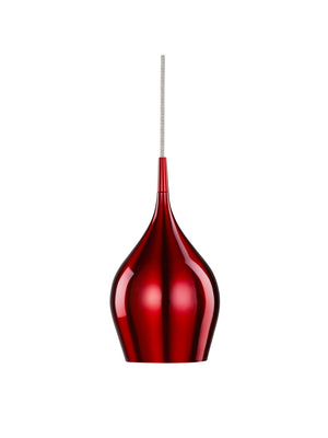 Searchlight Electric Vibrant Pendant  - Metallic Red Metal 6461-12RE
