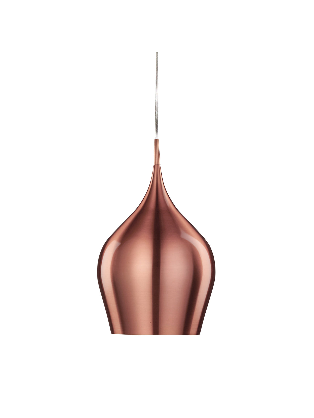 Searchlight Electric Vibrant Pendant  - Metallic Pink Metal 6461-26CU