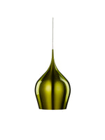 Searchlight Electric Vibrant Pendant  - Metallic Green Metal 6461-26GR