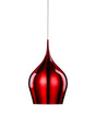 Vibrant Pendant  - Metallic Red Metal