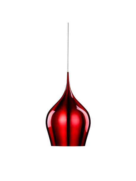 Searchlight Electric Vibrant Pendant  - Metallic Red Metal 6461-26RE