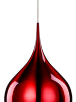 Searchlight Electric Vibrant Pendant  - Metallic Red Metal 6461-26RE
