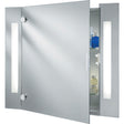 Bathroom Illuminated Mirror Cabinet & Shaver Socket, IP44