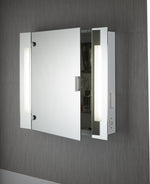 Searchlight Electric Bathroom Illuminated Mirror Cabinet & Shaver Socket, IP44 6560