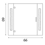 Searchlight Electric Bathroom Illuminated Mirror Cabinet & Shaver Socket, IP44 6560