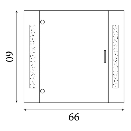 Searchlight Electric Bathroom Illuminated Mirror Cabinet & Shaver Socket, IP44 6560