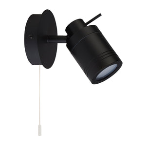 Searchlight Electric Samson Spotlight - Black Metal 6601BK